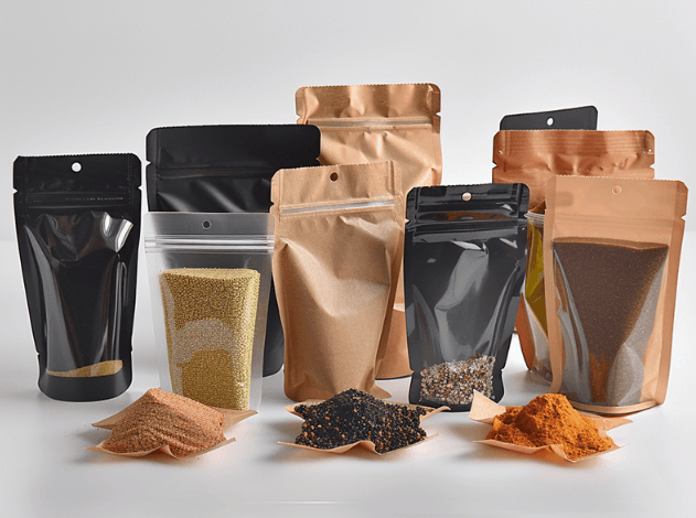 Strong Brand Impact Custom Stand Up Pouches